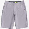 Boys Quiksilver Shorts | Boy'S 8-16 Union Amphibian 19" Hybrid Shorts Sleet