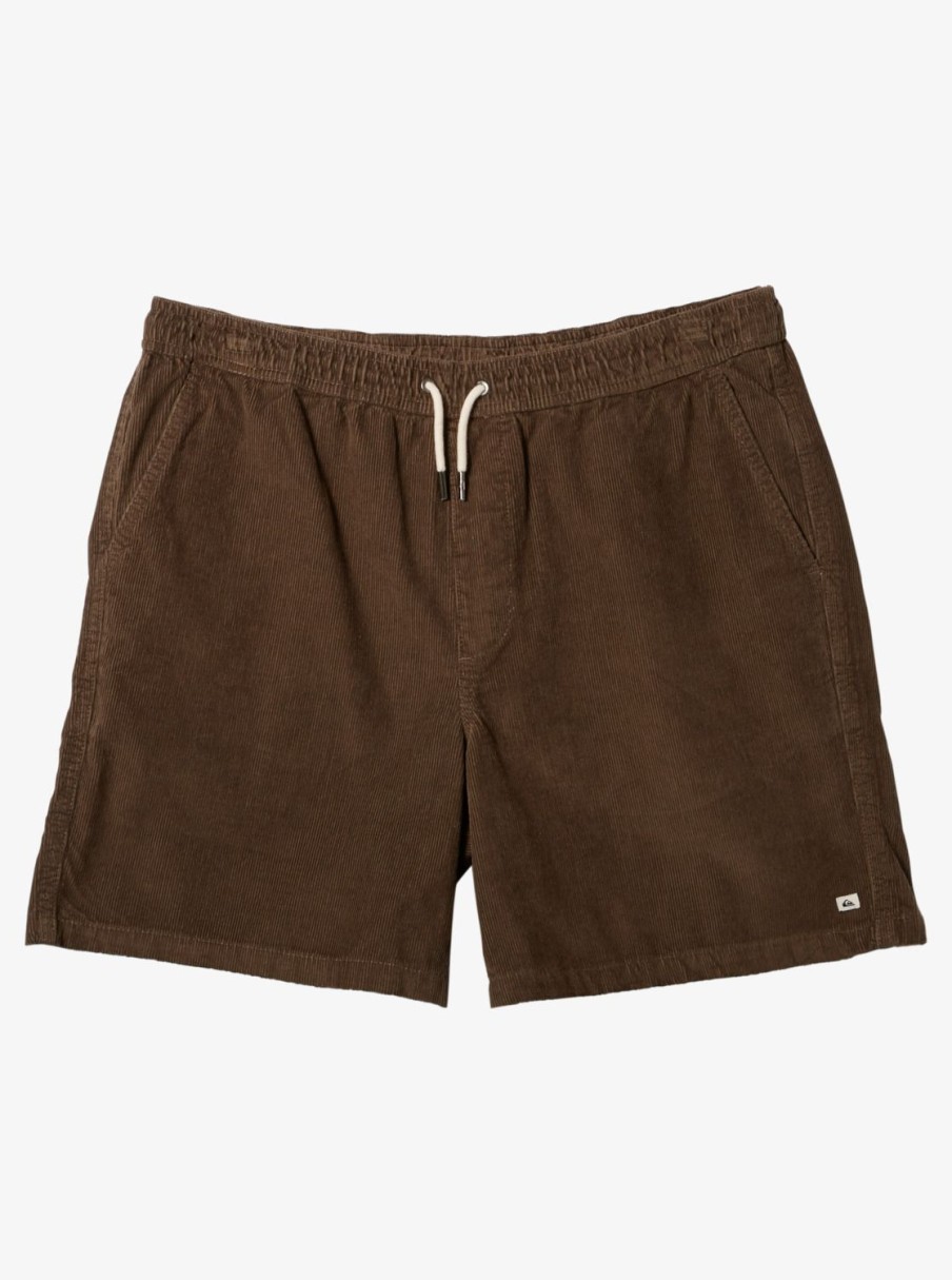 Mens Quiksilver Shorts & Amphibians | Taxer Cord Shorts Major Brown