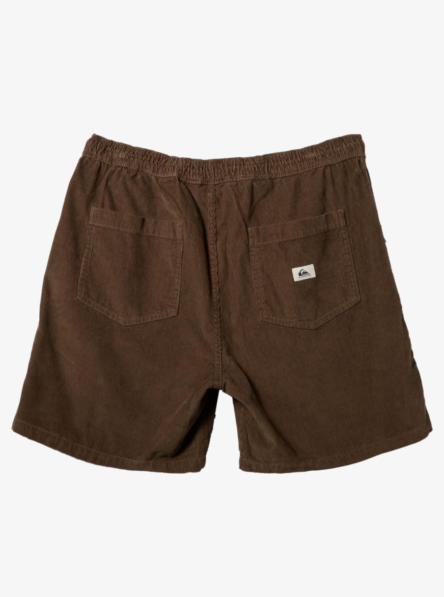 Mens Quiksilver Shorts & Amphibians | Taxer Cord Shorts Major Brown