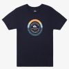 Mens Quiksilver Tees | Insta Fill T-Shirt Navy Blazer