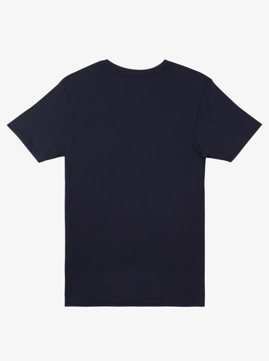 Mens Quiksilver Tees | Insta Fill T-Shirt Navy Blazer