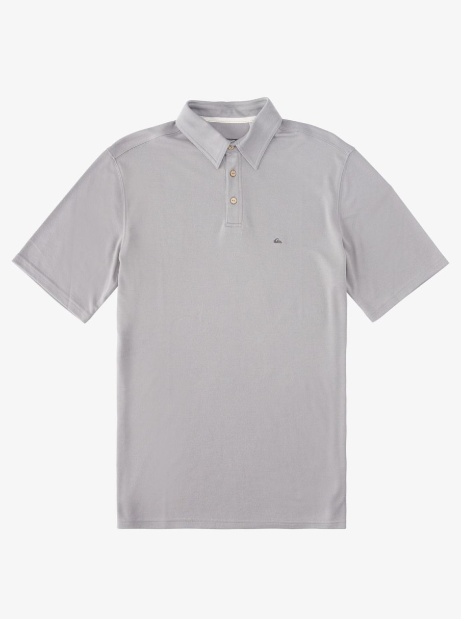 Waterman Quiksilver | Waterman Waterpolo Short Sleeve Polo Shirt Sharkskin