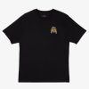 Mens Quiksilver Tees | Waterman Bruiser Qt-Shirt Black