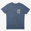 Mens Quiksilver Tees | Summer Hope T-Shirt Bering Sea