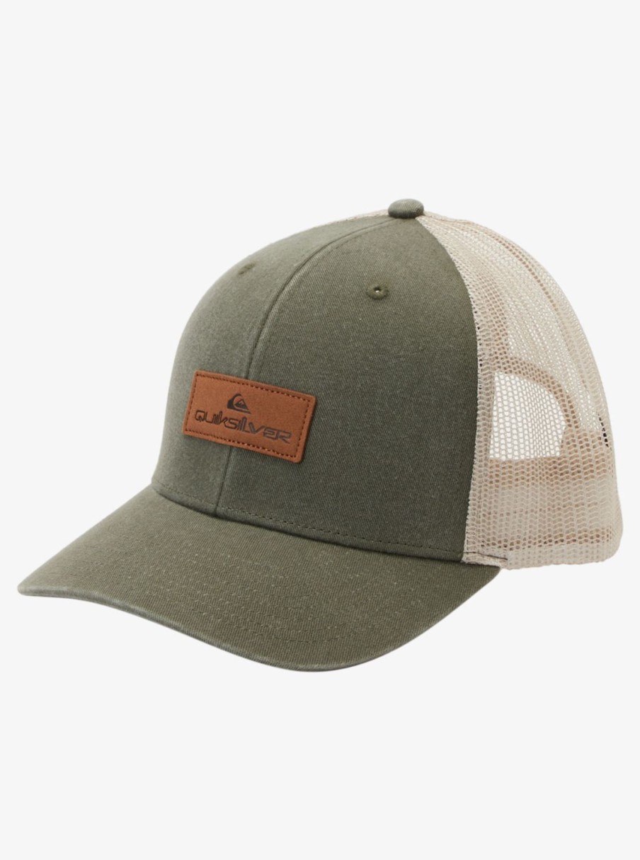 Mens Quiksilver Hats | Down The Hatch Trucker Hat Kalamata