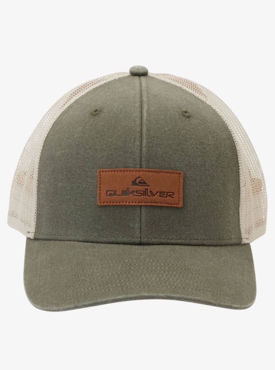 Mens Quiksilver Hats | Down The Hatch Trucker Hat Kalamata