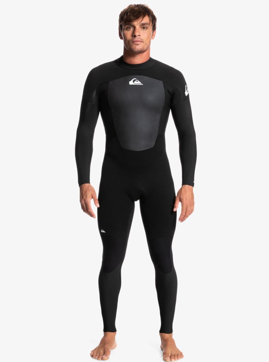 Mens Quiksilver Wetsuits | 5/4/3Mm Prologue Back Zip Wetsuit Black