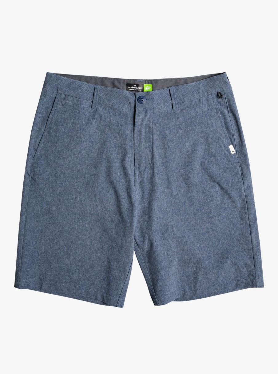 Mens Quiksilver Boardshorts | Union Heather 20" Amphibian Boardshorts For Young Men Insignia Blue