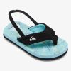 Boys Quiksilver Sandals | Toddler'S Molokai Layback Sandals Blue/Blue/Green