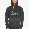 Mens Quiksilver Sweatshirts & Hoodies | Emboss Hoodie Black