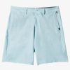 Mens Quiksilver Boardshorts | Union Heather 20" Amphibian Boardshorts For Young Men Reef Waters