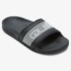 Boys Quiksilver Sandals | Boy'S 8-16 Rivi Wordmark Slide Sandals Black 2