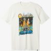 Mens Quiksilver Tees | Rockin T-Shirt Antique White