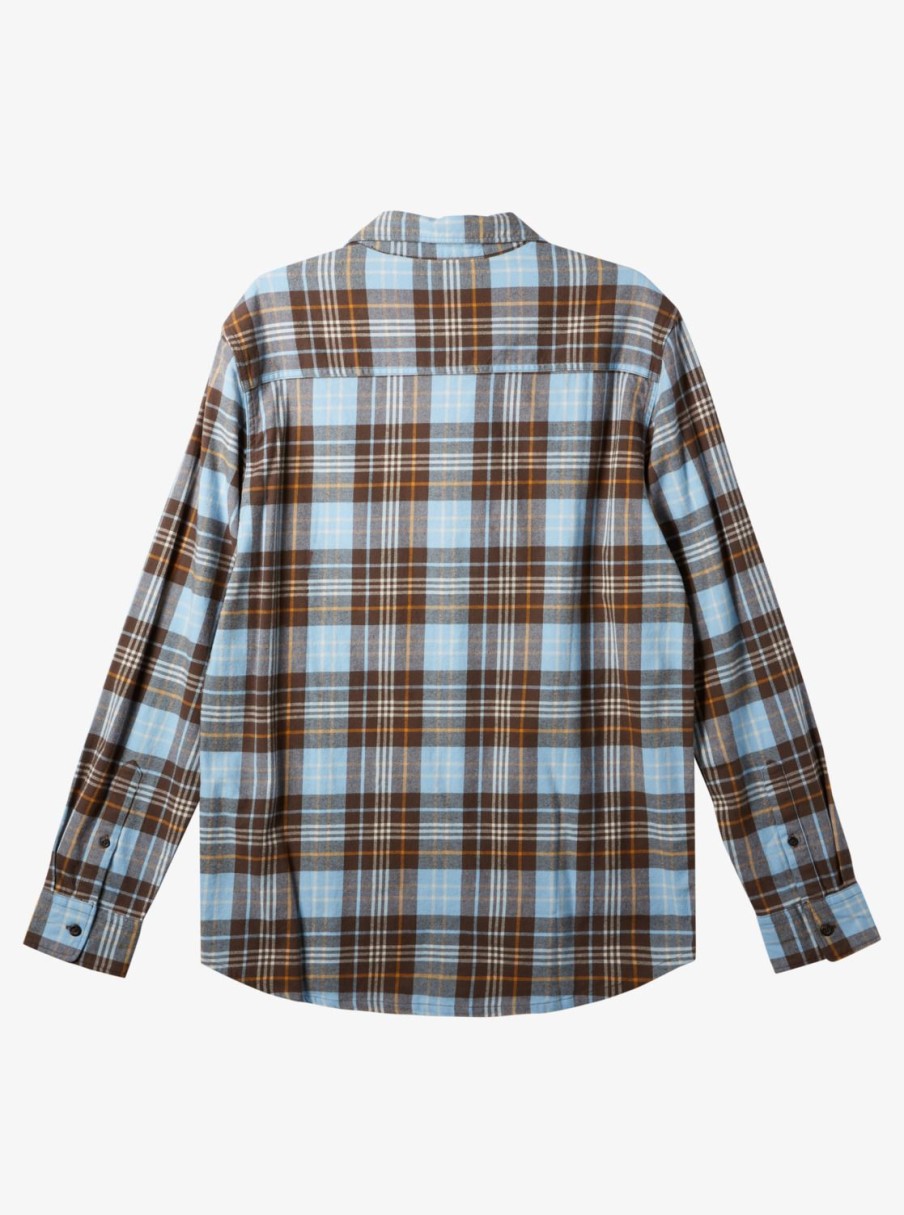 Mens Quiksilver Shirts & Polos | Banchor Long Sleeve Shirt Major Brown Banchor