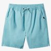 Boys Quiksilver Shorts | Boy'S 8-16 Taxer 15" Elastic Waist Shorts Cameo Blue