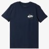 Boys Quiksilver Tees | Boy'S 8-16 Quik Moves T-Shirt Navy Blazer