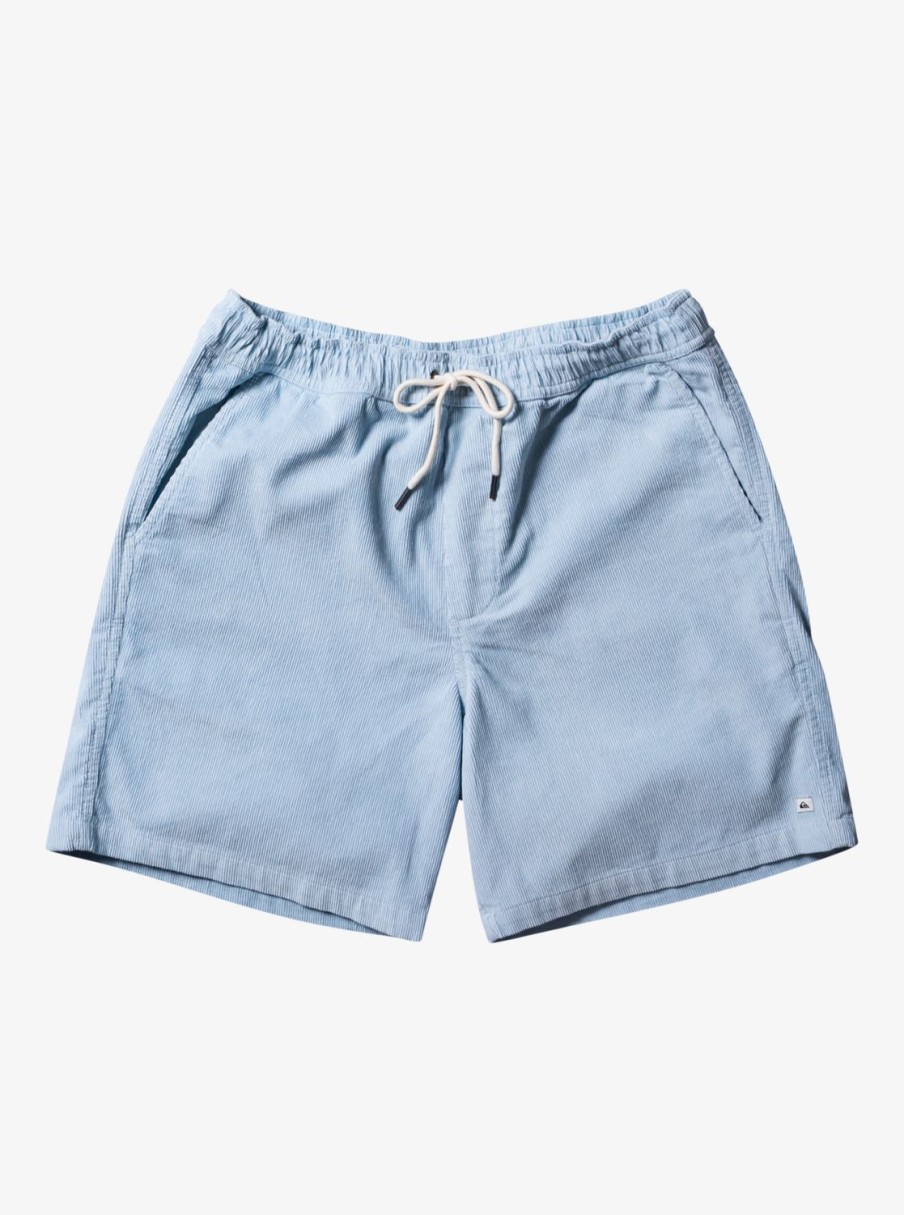 Mens Quiksilver Shorts & Amphibians | Taxer Cord Shorts Celestial Blue