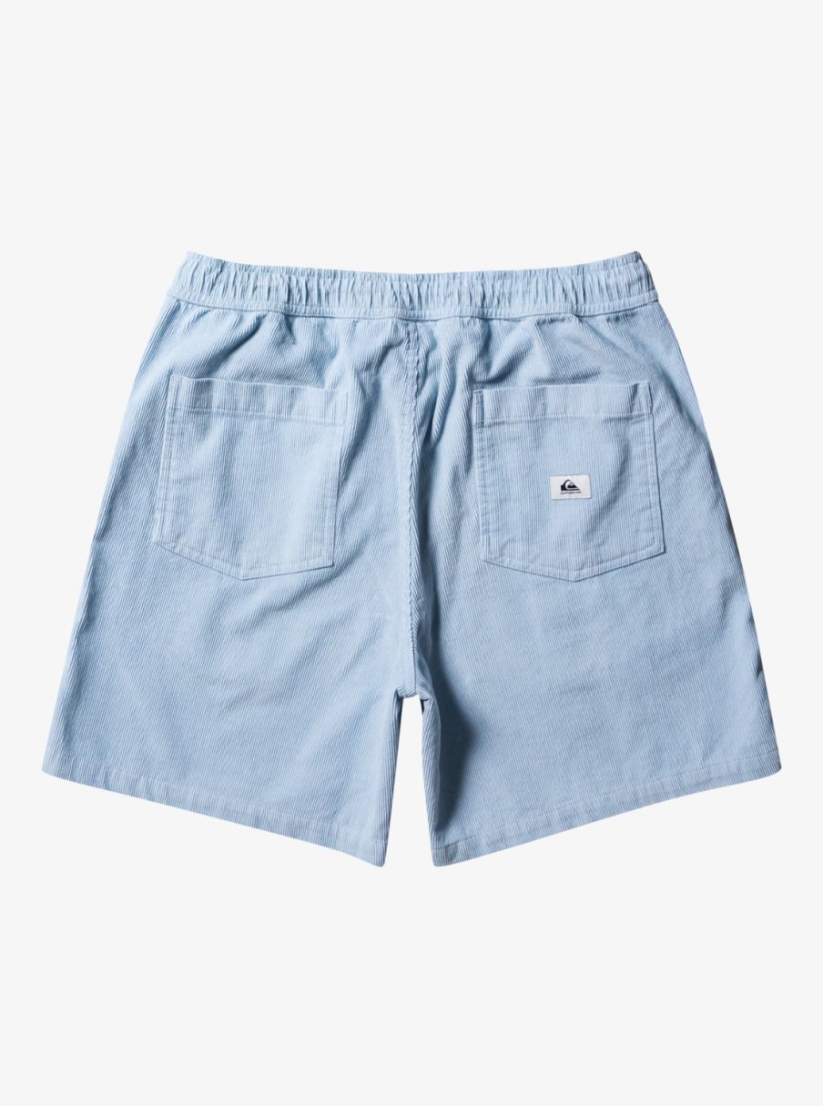 Mens Quiksilver Shorts & Amphibians | Taxer Cord Shorts Celestial Blue