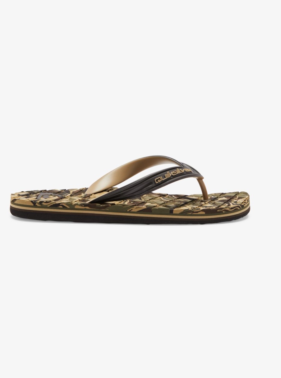 Mens Quiksilver Sandals | Oahuey Sandals Green 2