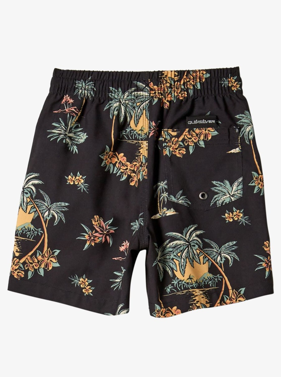 Mens Quiksilver Boardshorts | Boy'S 8-16 Everyday Mix 12" Volleys Black