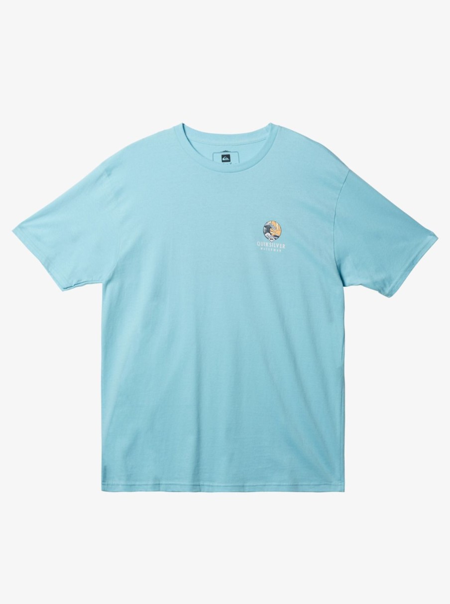 Waterman Quiksilver | Waterman Rolling Tide T-Shirt Gulf Stream