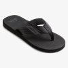 Mens Quiksilver Sandals | Carver Tropics Sandals Black/Black/Grey