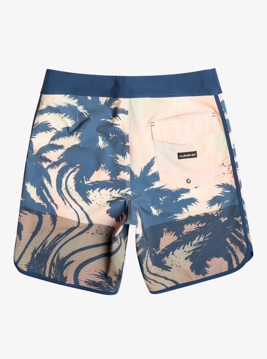 Mens Quiksilver Boardshorts | Highline Scallop 19" Boardshorts Pastel Turquoise