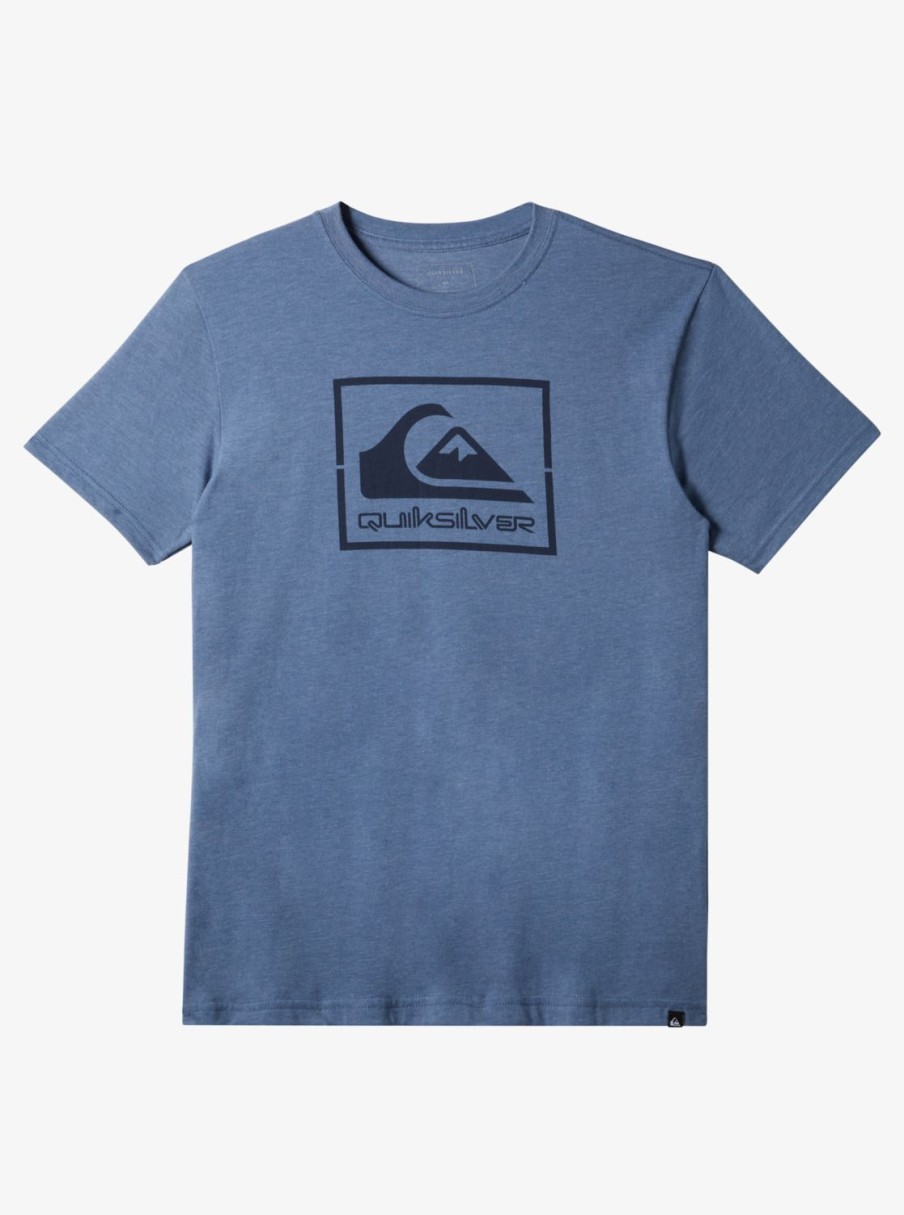 Mens Quiksilver Tees | Casual Encounter T-Shirt Bering Sea Heather