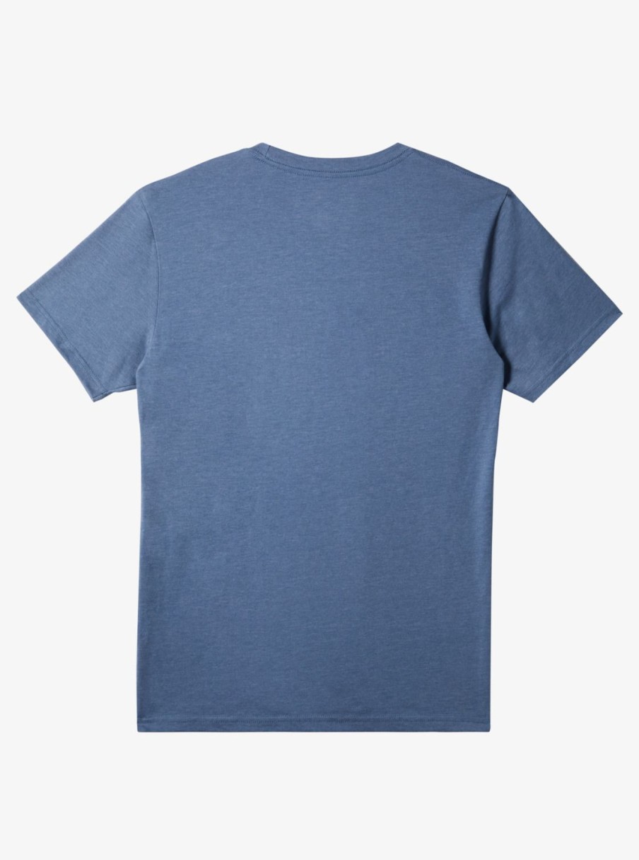 Mens Quiksilver Tees | Casual Encounter T-Shirt Bering Sea Heather