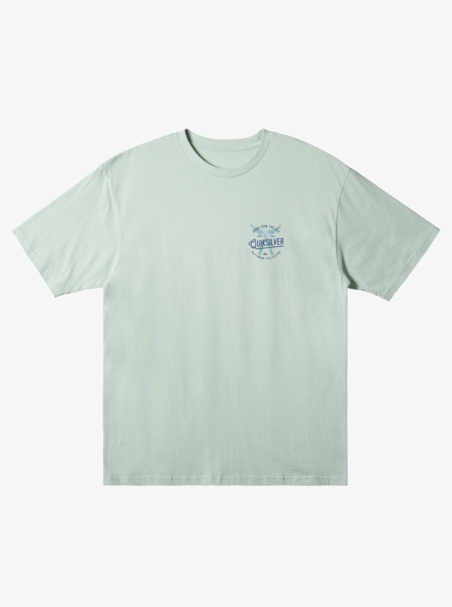 Waterman Quiksilver | Waterman Tails Up T-Shirt Subtle Green