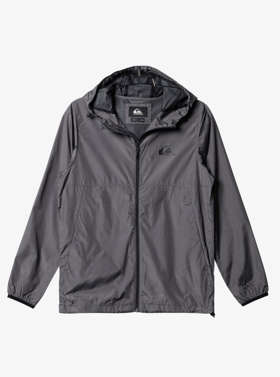 Mens Quiksilver Jackets | Everyday Windbreaker Jacket Dark Grey Heather