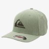 Mens Quiksilver Hats | Amped Up Flexifit Hat Laurel Wreath Heather