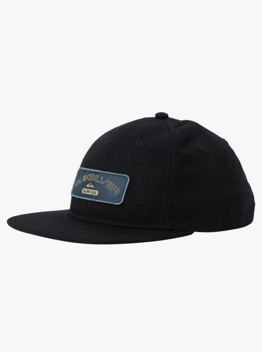 Mens Quiksilver Hats | Homestead Snapback Hat Black