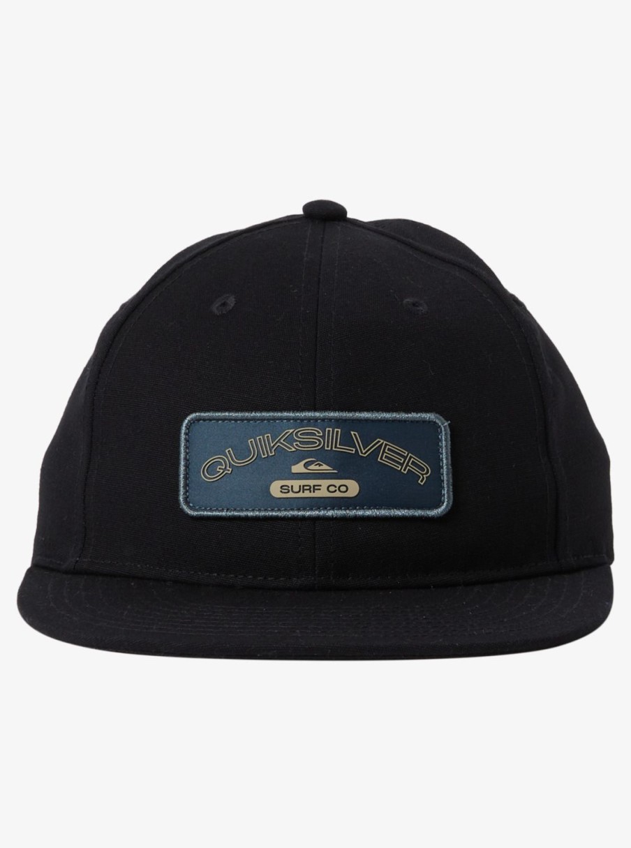 Mens Quiksilver Hats | Homestead Snapback Hat Black