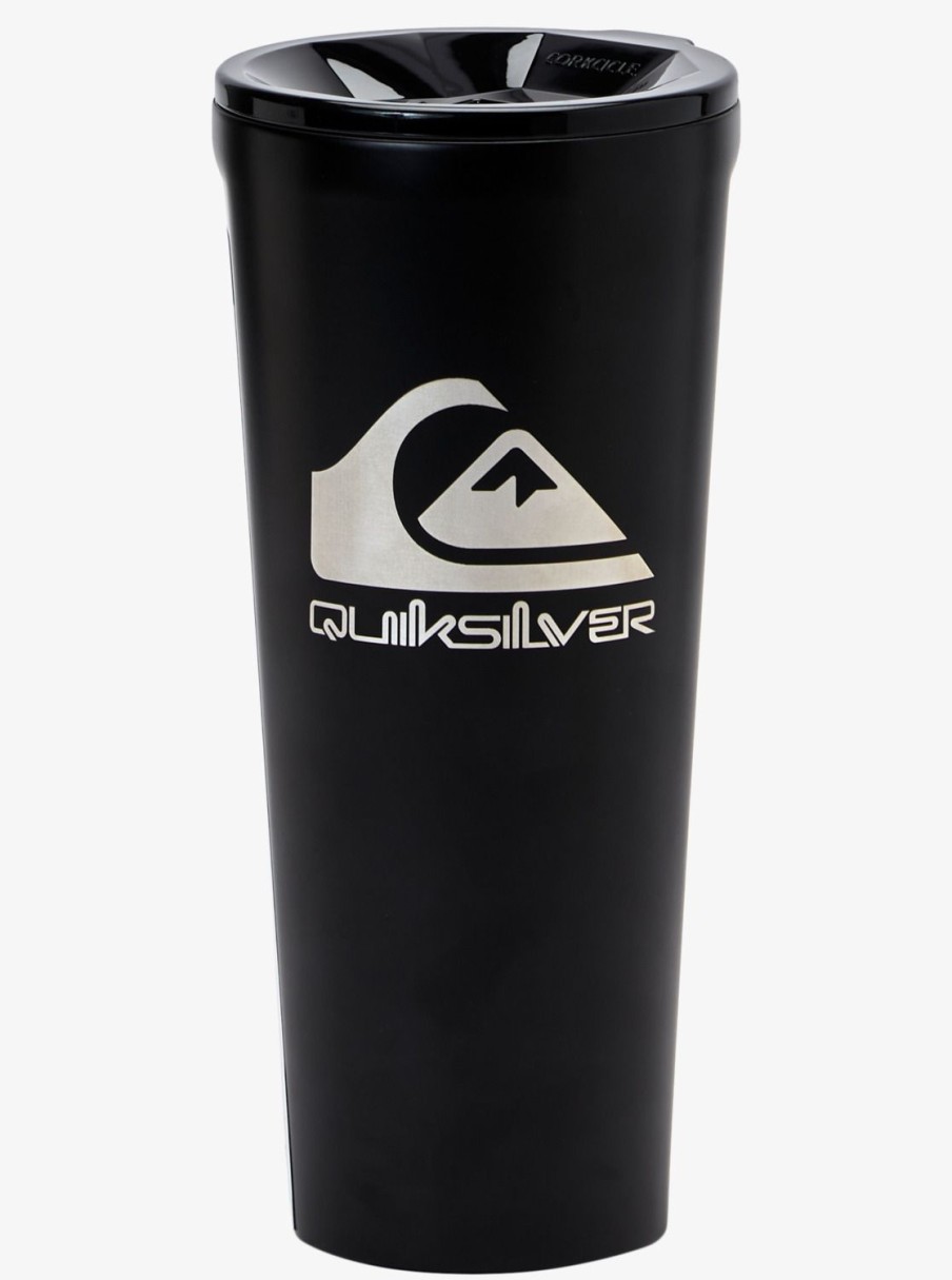 Mens Quiksilver Water Bottles | Quiksilver X Corkcicle Classic Tumbler Black