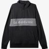 Mens Quiksilver Sweatshirts & Hoodies | Bold Omni Half-Zip Sweatshirt Black Heather