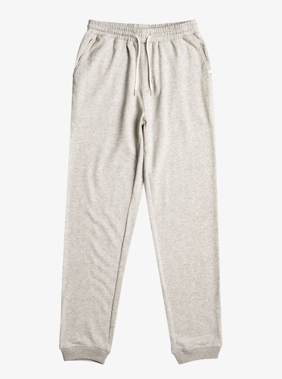 Mens Quiksilver Pants | Essentials Joggers Light Grey Heather