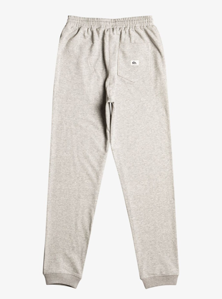 Mens Quiksilver Pants | Essentials Joggers Light Grey Heather