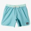 Mens Quiksilver Boardshorts | Original Scallop 17" Volleys Reef Waters