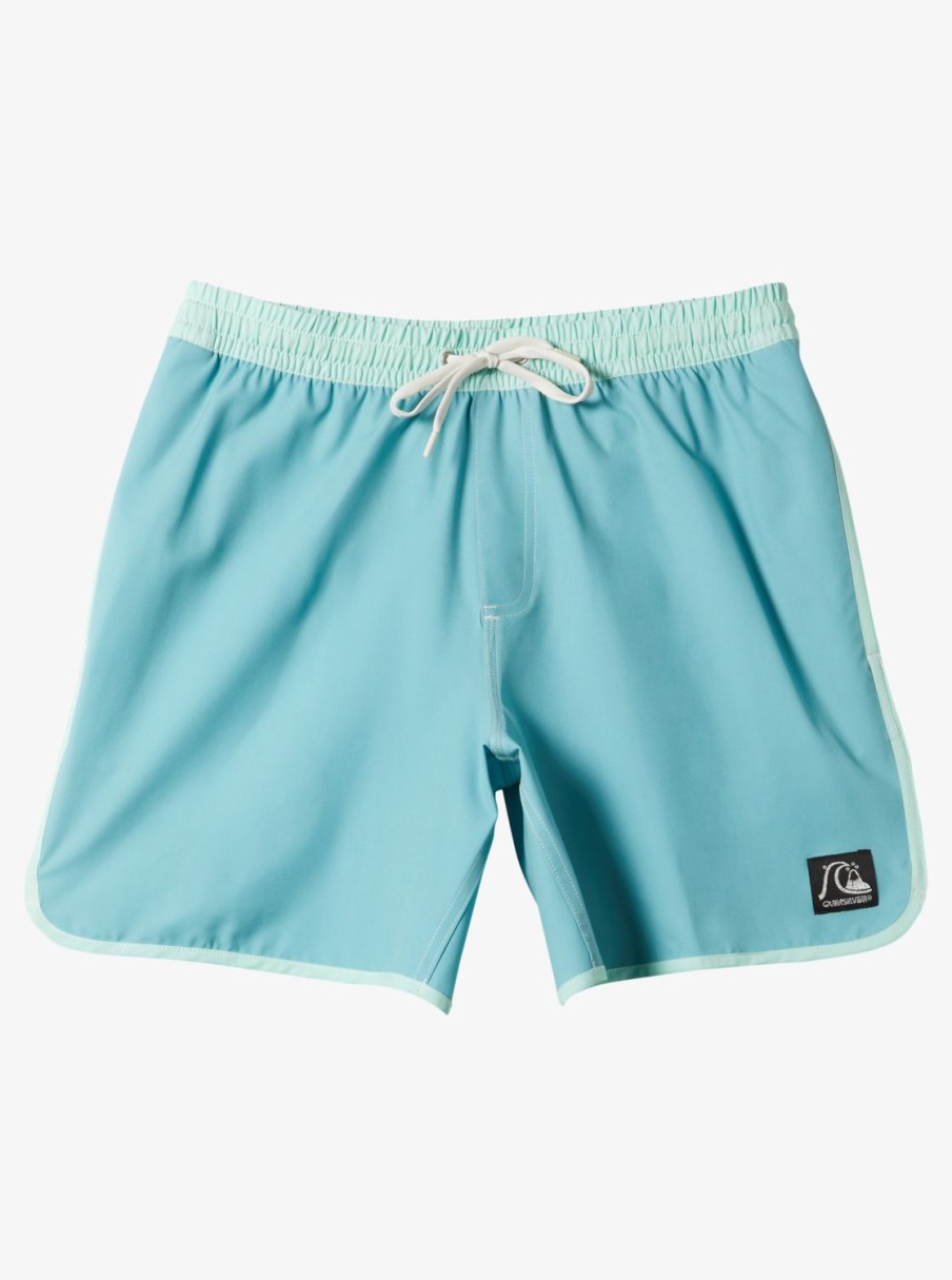 Mens Quiksilver Boardshorts | Original Scallop 17" Volleys Reef Waters