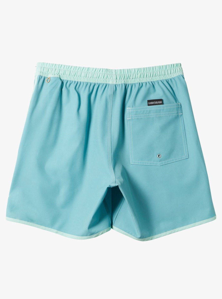 Mens Quiksilver Boardshorts | Original Scallop 17" Volleys Reef Waters