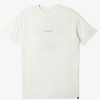 Mens Quiksilver Tees | Urban Volcano T-Shirt Antique White