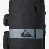 Mens Quiksilver Backpacks & Bags | Evening Sesh 35L Large Surf Backpack Black