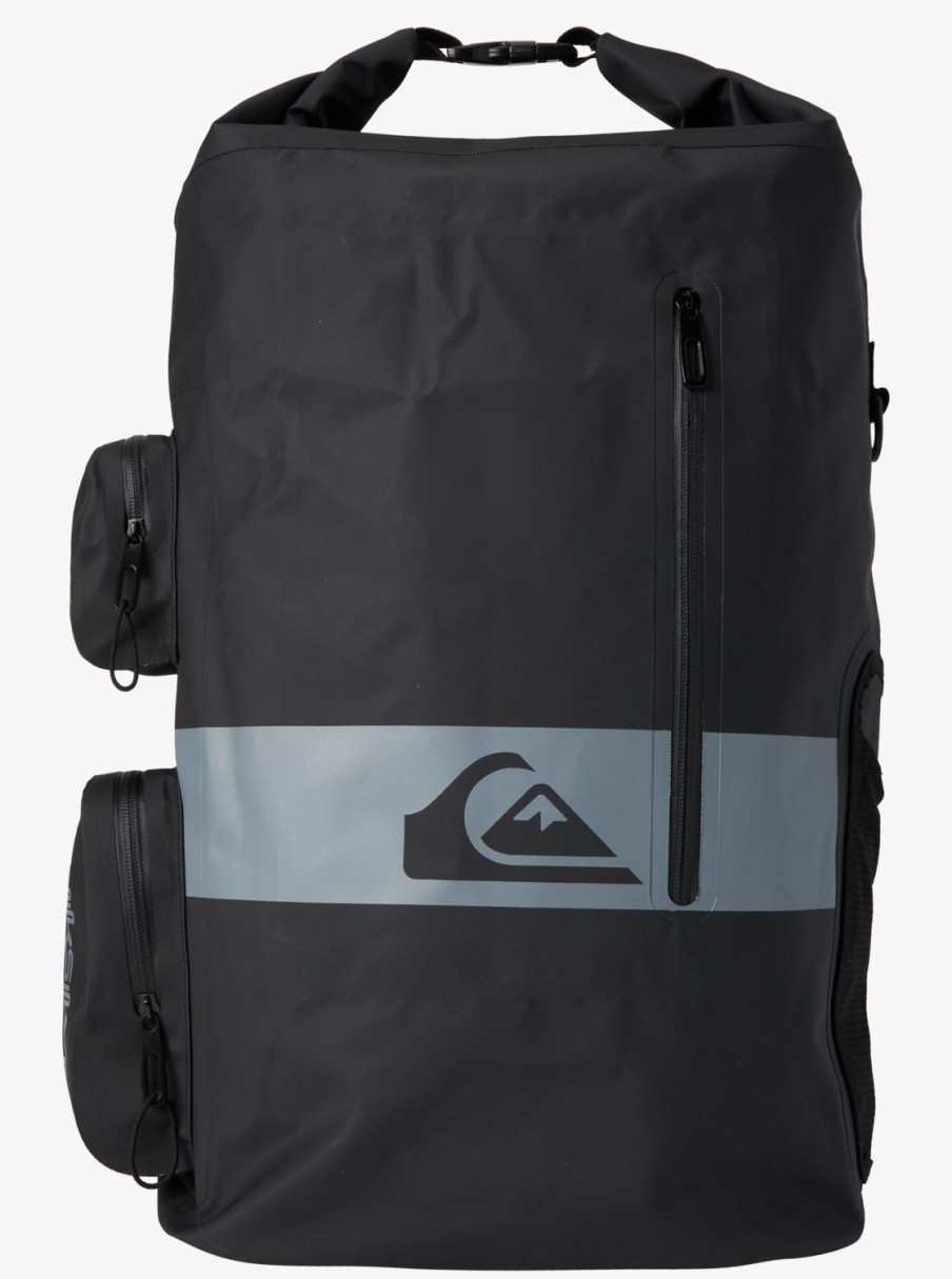 Mens Quiksilver Backpacks & Bags | Evening Sesh 35L Large Surf Backpack Black