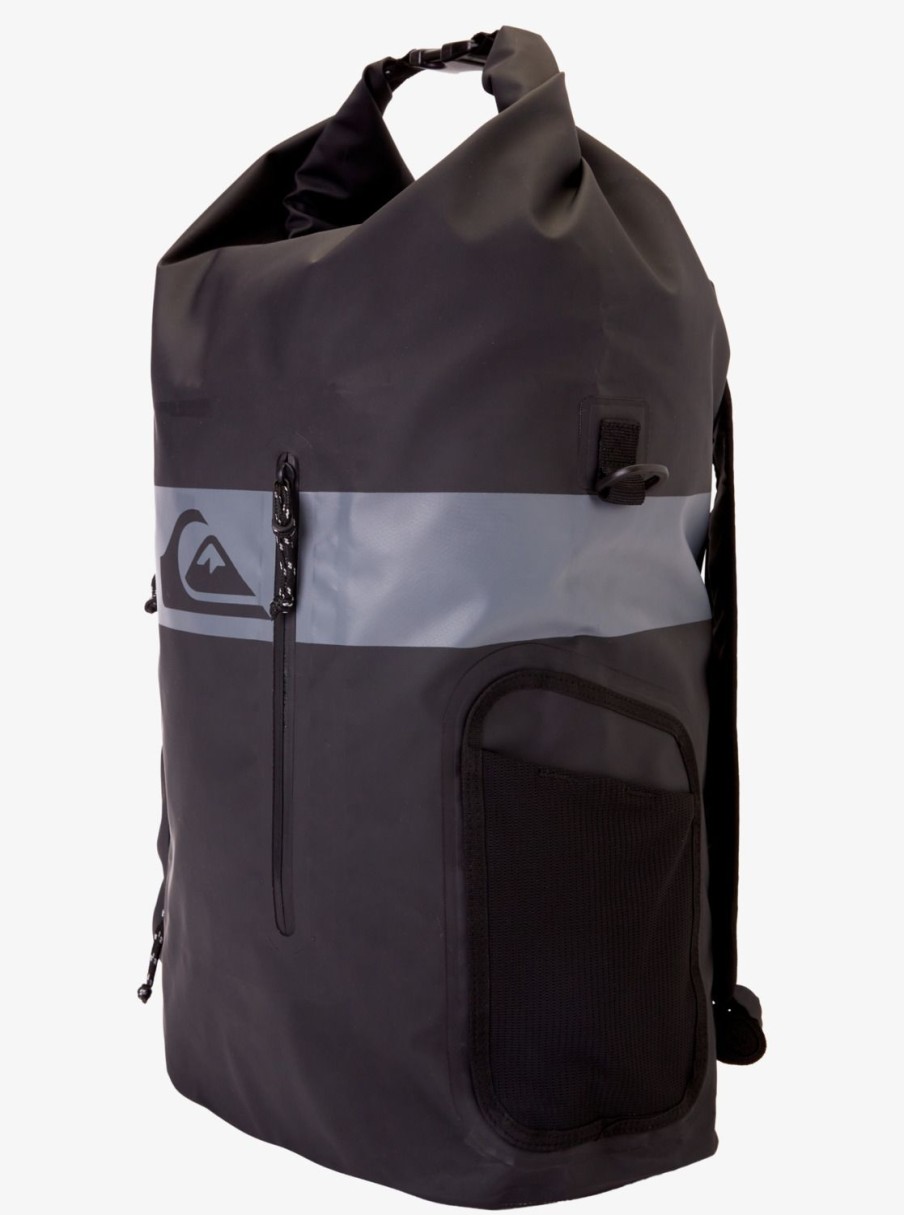 Mens Quiksilver Backpacks & Bags | Evening Sesh 35L Large Surf Backpack Black