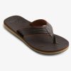 Mens Quiksilver Sandals | Carver Nubuck Sandals Demitasse - Solid