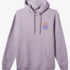 Mens Quiksilver Sweatshirts & Hoodies | E Rockin Hoodie Pullover Sweatshirt Pastel Lilac