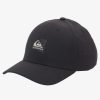 Mens Quiksilver Hats | Waterman Perf Turf Snapback Hat Black