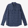 Mens Quiksilver Shirts & Polos | Dulsie Long Sleeve Shirt Naval Academy Dulsie