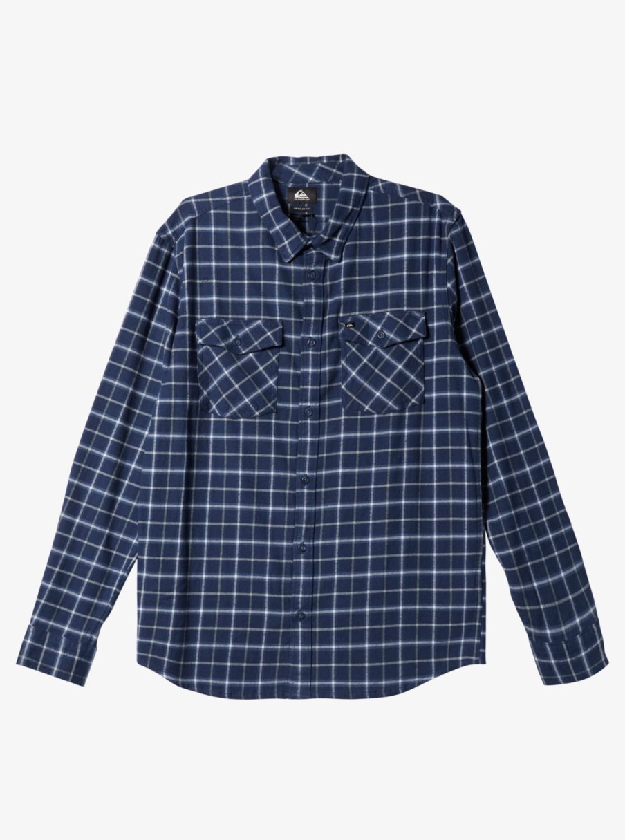 Mens Quiksilver Shirts & Polos | Dulsie Long Sleeve Shirt Naval Academy Dulsie